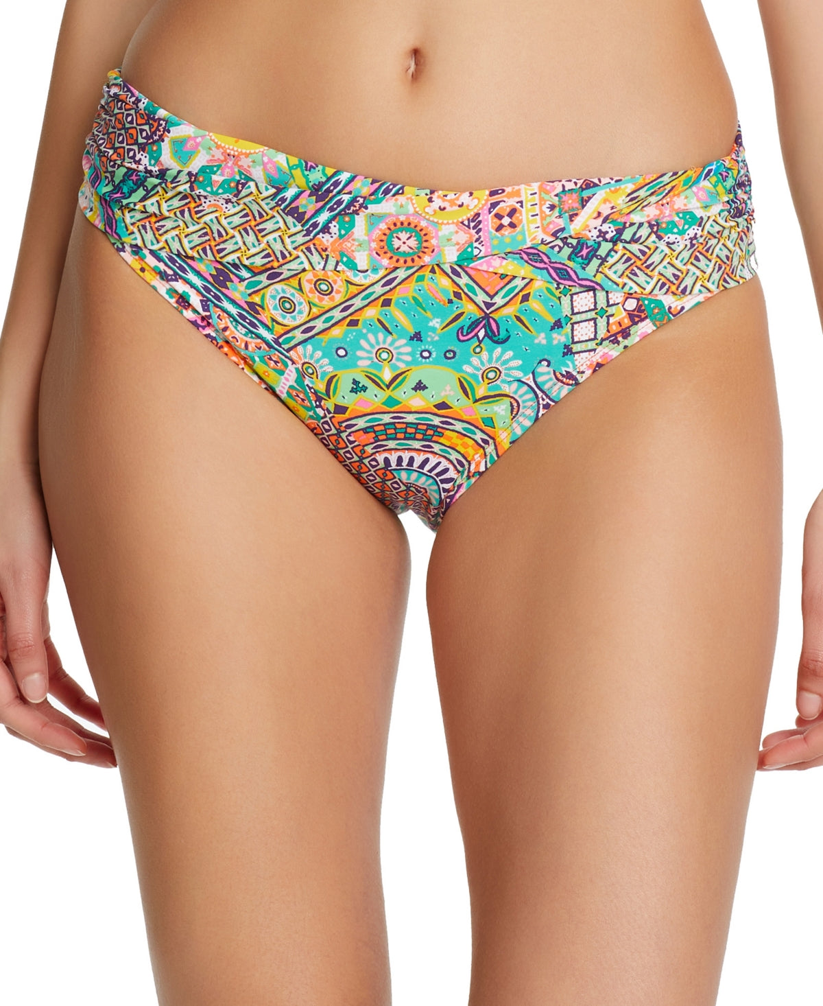 Bleu Rod Beattie Womens Seriously Sunny Sarong Hipster Bikini Bottom Style-RBSY22532 Swimsuit 10 - Bellso